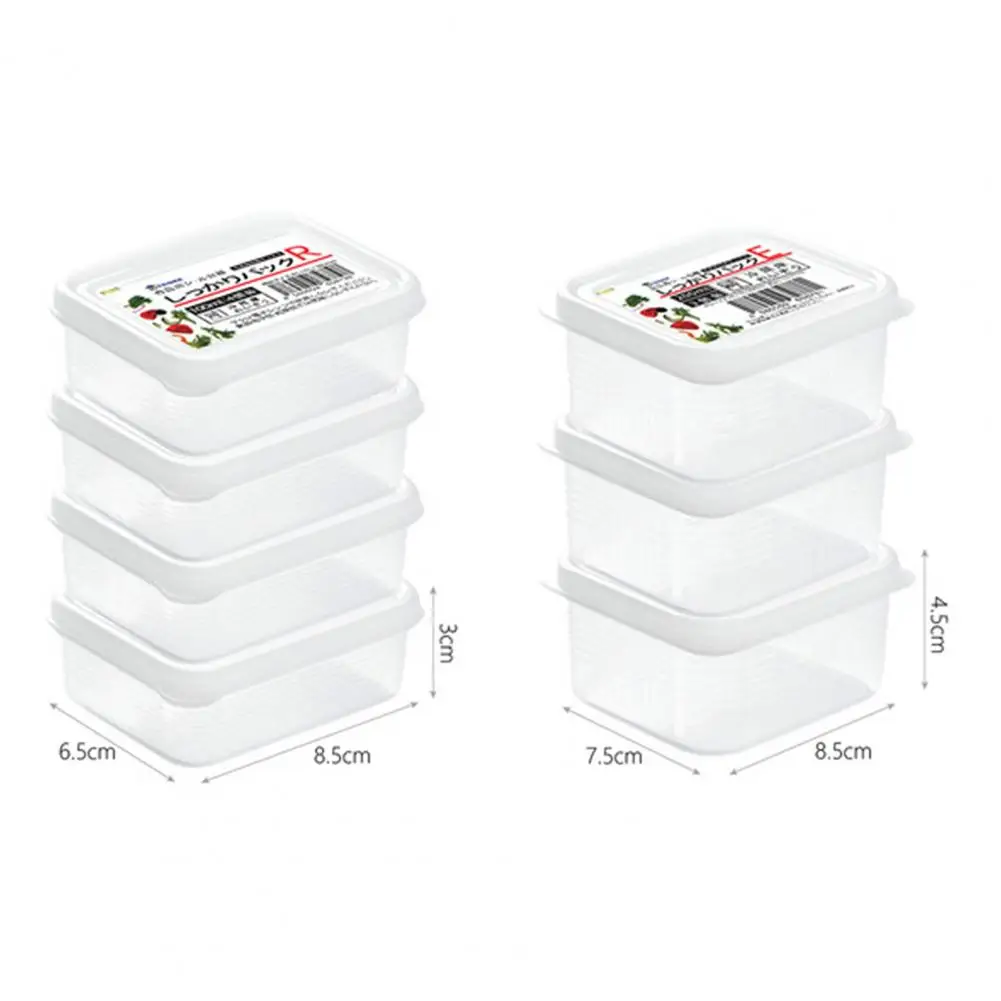 1 комплект Практичная коробка для хранения продуктов Без запаха, Контейнер для хранения продуктов с крышкой, коробка для хранения риса, фруктов, свежести Изображение 1