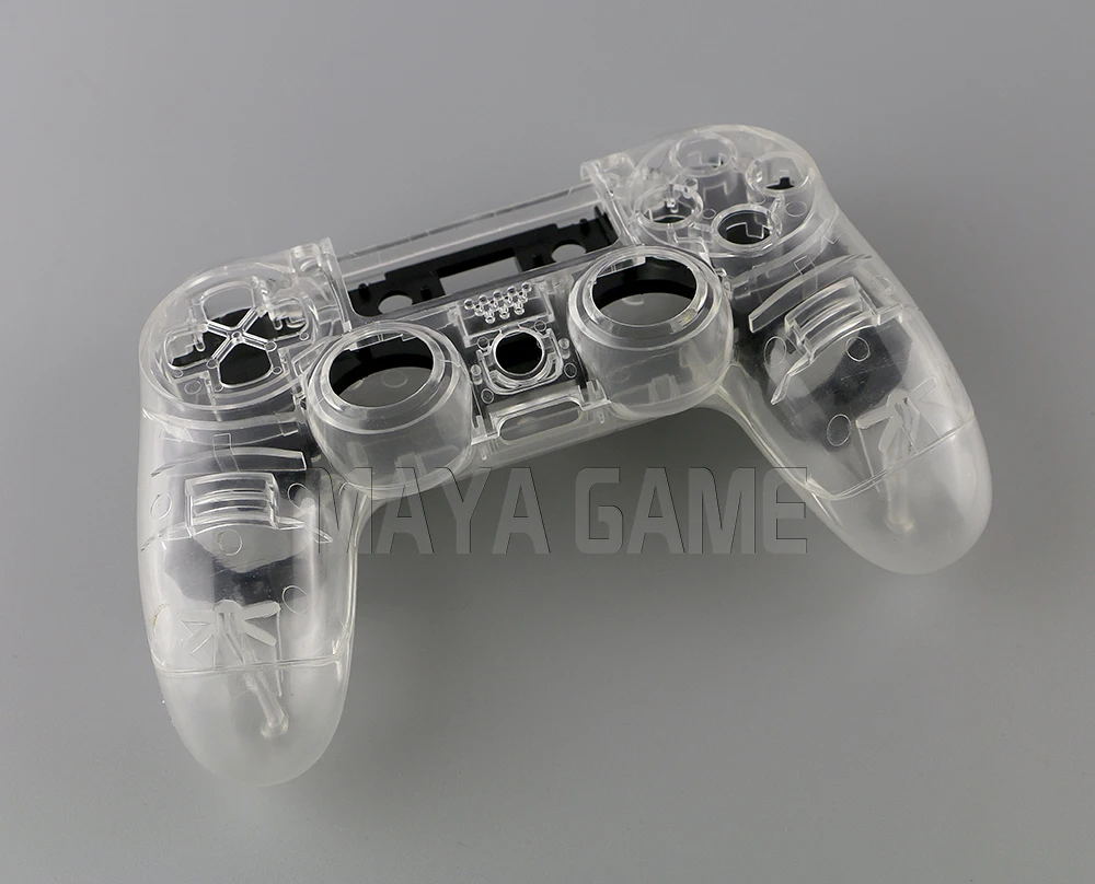 6 комплектов OCGAME для Playstatios, 4 Замены прозрачных корпусов для контроллера PS4, прозрачная оболочка и кнопки Изображение 4