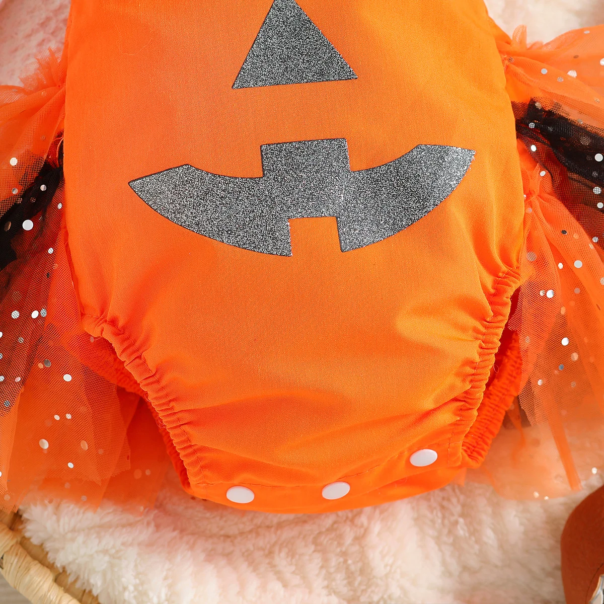 Prowow 0-18 м, детский комбинезон на Хэллоуин, Оранжевое боди для новорожденных, платья принцессы Тыквы, мой первый детский костюм на Хэллоуин Изображение 4