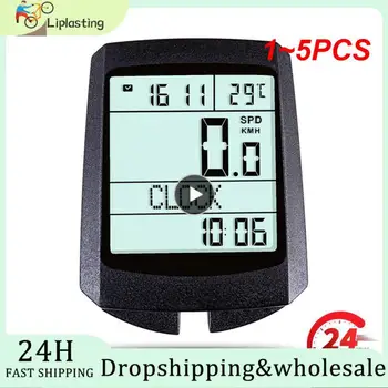 1-5 Шт. MTB Велосипедный Компьютер GPS Велосипедные Часы Светодиодный Экран С Подсветкой Измеряемый Секундомер Велосипедный Спидометр Беспроводной Одометр