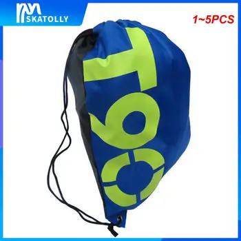 1-5 шт. Цветов, двухслойные водонепроницаемые рюкзаки для спортзала на шнурке, Спортивная пляжная сумка для плавания, Переносная Складная сумка для хранения