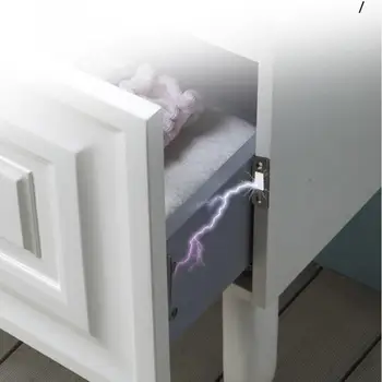 1 комплект прочной магнитной защелки выдвижного ящика из ультратонкой нержавеющей стали для дверного шкафа Доводчик шкафа Защелкивается с помощью винта Домашняя фурнитура