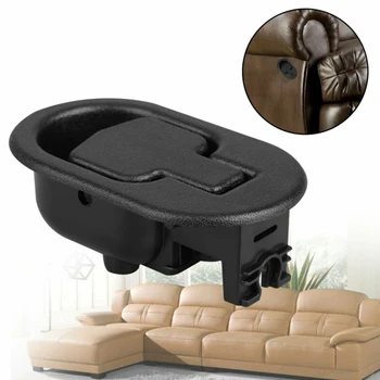 1 шт. Раскладное кресло для дивана, Черная Овальная ручка, рычаг, Запасные части из ABS, Фурнитура, аксессуары для диванов