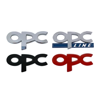 3d Металлический Логотип OPC Line Эмблема Крыла Значок Заднего Багажника Наклейка Наклейки для Opel Insignia Corsa E Astra H J D Zafira Vectra