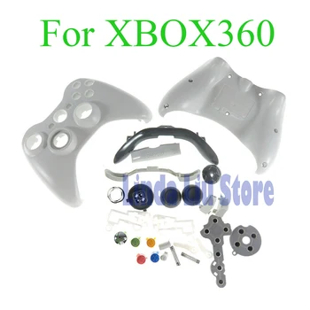 5 комплектов корпуса чехол со всеми деталями Кнопка Полная оболочка для Xbox360 джойстик XBox 360 Проводная крышка контроллера