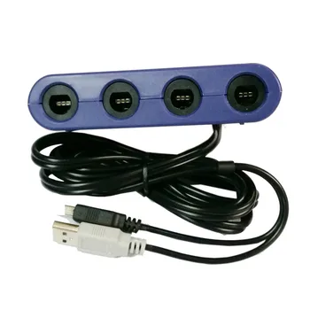 50шт Адаптер игрового контроллера Конвертер для NGC в для Wii для переключения на ПК Адаптер контроллера с турбо и кнопкой Home
