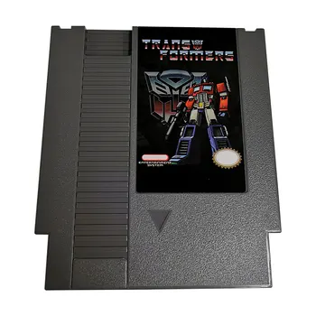 8-битная игровая карта с 72 контактами, картридж версии Transformers NTSC и Pal для видеоигр для NES