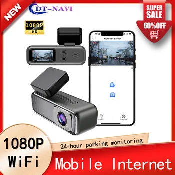 DT-NAVI Dash Cam Mini 1080P HD Автомобильный видеорегистратор Android Wifi Smart Connect, автомобильный регистратор камеры
