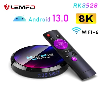 LEMFO H96 Max RK3528 Smart TV Box Android 13 Поддержка WIFI6 8K 3D H96Max Телеприставка Android 13.0 Медиаплеер 2023 Новый