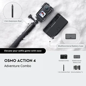 Osmo Action 4 / OA 4 Adventure Combo С двумя сенсорными экранами 1/1.3 