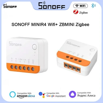 SONOFF MINIR4 ZBMINI Extreme Wi-Fi /Zigbee MINI Smart Switch Приложение eWeLink Дистанционное управление Режим Отсоединения Реле Smart Switch