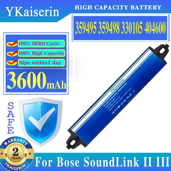 YKaiserin 359498 Аккумулятор Для Bose SoundLink III 330107A 359495 330105 412540 Для Bose Soundlink Bluetooth Speaker II 404600