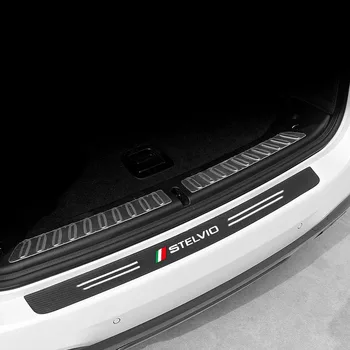Автомобильная дверь Накладка на порог багажника Наклейки из углеродного волокна для автомобильных аксессуаров Alfa Romeo Giulietta Stelvio
