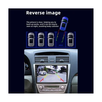 Автомобильный радиоприемник на 1 DIN с сенсорным экраном, 10,1-дюймовый регулируемый 8-ядерный GPS-навигатор, автомобильный стереоприемник Android 10