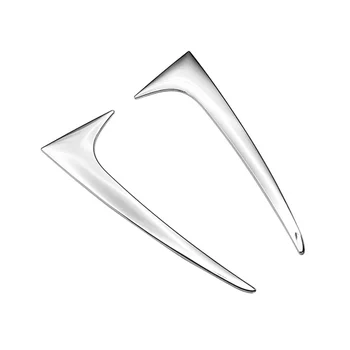 Автомобильный хромированный задний задний спойлер, боковое окно, Треугольная декоративная накладка для E210 2019-2020