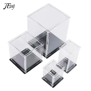 Акриловая витрина для самостоятельной сборки, Прозрачная кубическая коробка, защита игрушек от ультрафиолета и пыли.