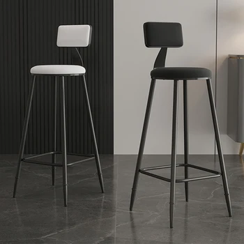 Барные стулья для гостиной на террасе Итальянские металлические барные стулья Дизайнерская столовая Cadeira Ergonomica Украшения для дома
