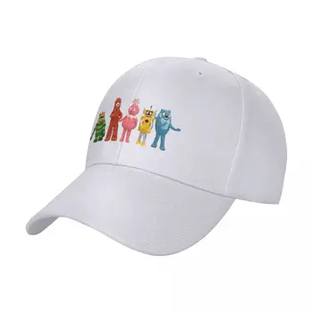 бейсболка yo gabba gabba friends, кепки для дропшиппинга, женская шляпа, мужская кепка