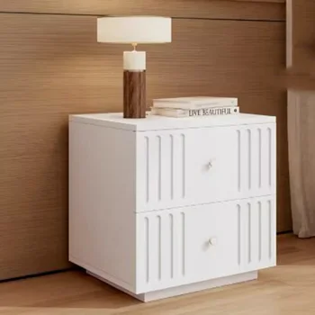 Белые ночные столики в скандинавском стиле, современные минималистичные ящики для хранения, прикроватная тумбочка для дома, отель, Меса-де-Кабесейра, мебель для спальни