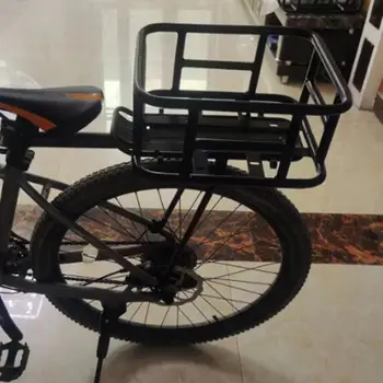 Велосипедная корзина на велосипедной раме, багажник для велосипеда большой емкости, Задняя велосипедная корзина для покупок, поездок, катания на свежем воздухе