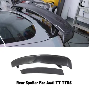 Высококачественное неокрашенное основание заднего спойлера из углеродного волокна/ FRP, Крыло TTS, автомобильный стайлинг для Audi TT, обвес RS, спойлер
