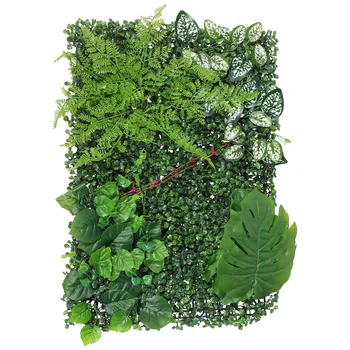 Декоративный фон сцены, Стена из зеленой травы, Украшение сада, Панель растений, искусственный пластиковый газон, Наружный забор