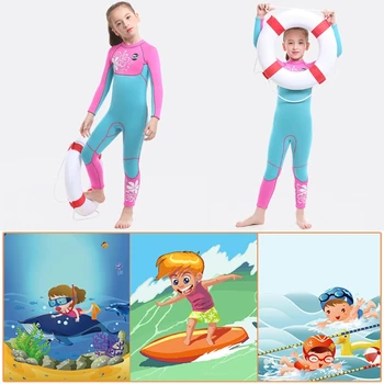 Детский летний костюм для серфинга и дайвинга, купальный костюм для серфинга, детский гидрокостюм для всего тела