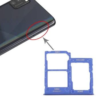 Для Samsung Galaxy A41 /A415 Лоток для SIM-карт + лоток для SIM-карт + лоток для карт Micro SD