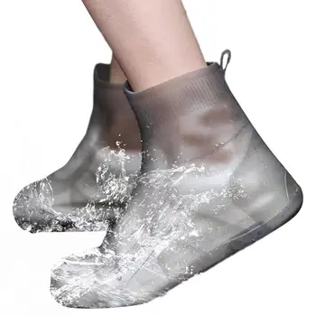 Дождевик для обуви Водонепроницаемые Силиконовые чехлы для защиты обуви, бахилы, походное снаряжение для рыбалки, пеший туризм, Альпинизм