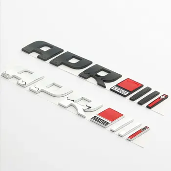 Значок с надписью APR Stage, автомобильные наклейки, аксессуары, оригинальная наклейка на кузов с логотипом для Volkswagen Golf Audi TTS, измененная программа APR