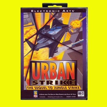 Игровая карта UrbanStrike 16bit MD для Sega Mega Drive / Genesis в розничной коробке из США