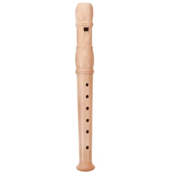 Игрушка-рекордер, Детский кларнет, Износостойкая Удобная деревянная флейта, кларнет с 6 отверстиями, Кларнет-сопрано, Рекордер для домашней школы