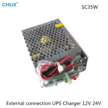 Источник питания CHUX 35 Вт с переключением режима 12 В 24 В Универсальный ИБП переменного тока С функцией зарядки Монитор SC35W-24 SMPS Светодиодный Источник питания