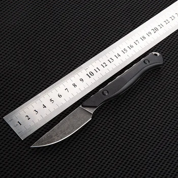 Карманный походный нож с фиксированным лезвием D071 высокой твердости, Ручка G10, Тактические Ножи для выживания, Инструменты для самообороны EDC
