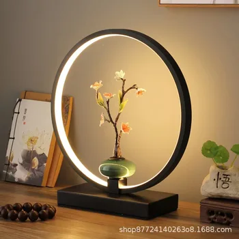 Китайская настольная лампа атмосферная лампа интеллектуальный чайный столик настольная лампа с дистанционным управлением сенсорная лампа