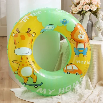 Кольца для бассейна, Надувное кольцо для плавания с животными, Плавающий круг, Утолщенное кольцо для плавания с животными в подмышечной впадине для детей