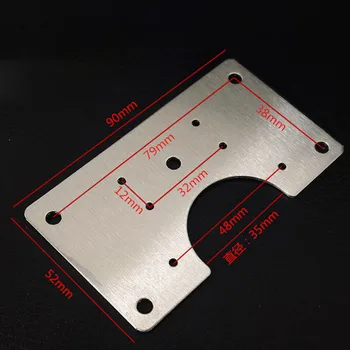 Комплект Для ремонта крепежной пластины для петель Нержавеющая сталь Модернизированная доска для ремонта петель 0,8 мм для шкафа