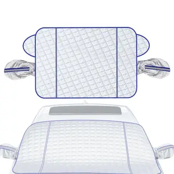 Крышка лобового стекла Чехол из ткани Оксфорд от снега для автомобиля Солнцезащитный Козырек для автомобиля Защита от Снега Защита переднего стекла Внешние Автоаксессуары