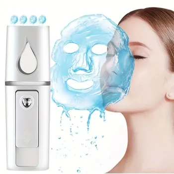 Мини-распылитель с нано-туманом, Охладитель, Пароварка для лица, Увлажнитель, USB Перезаряжаемый Небулайзер для увлажнения лица, Косметический Уход за кожей