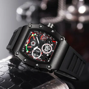 Мужские часы, лучший бренд, роскошные водонепроницаемые кварцевые часы для мужчин, наручные часы с хронографом, мужские часы Relogio Masculino