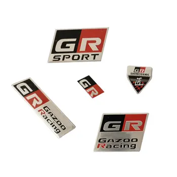 Наклейка для гоночного автомобиля GR SPORT GAZOO для Toyota 86 Reiz, ремонтирующая наклейку, боковое крыло кузова, рулевое колесо, украшающая наклейка, автомобильные аксессуары