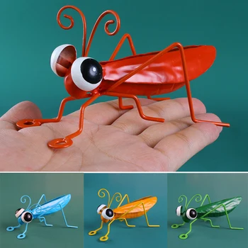 Настенное украшение Iron Art Color Grasshopper Настенные Креативные Аксессуары для дома Настенная Художественная Статуя