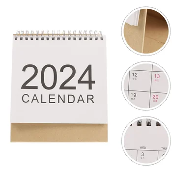 Настольный календарь на 2024 год, декоративное вертикальное оформление офиса, бумажный календарь-работа на 2024 год