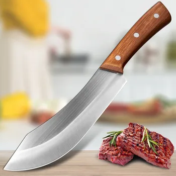 Нож для разделки мяса из нержавеющей стали, кованый нож для разделки фруктов, овощей, кухонные ножи шеф-повара