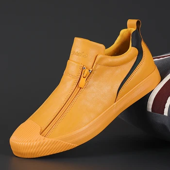 Осенние мужские лоферы, Модные кроссовки, мужская обувь на мягкой подошве, размер 38-44