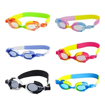 Очки для плавания, очки для малышей, Детские очки для плавания, быстро Регулируемый ремешок, не протекающий, Практичный детский челнок для плавания