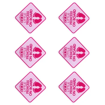 ПВХ Наклейка Креативные Наклейки Самоклеящиеся наклейки на борт Розовое окно автомобиля Детское