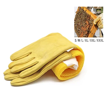 Перчатки пчеловода, защитные рукава, вентилируемые профессиональные средства от пчел для пчеловодства, предотвращающие попадание в улей Инструментов Хорошего качества