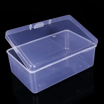 Прозрачная пластиковая шкатулка для хранения ювелирных изделий Контейнер для бус Коробка для сережек для ювелирных изделий Коробка для хранения косметики Слоеная Коробка для хранения Кейс Контейнер