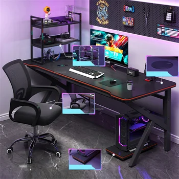 Профессиональный игровой стол из углеродного волокна, Стол для домашнего офиса, Простой ноутбук, Настольные Компьютерные столы, Спальня, кабинет, письменный стол Z
